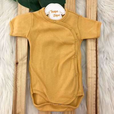 Body Kimono M/c mostarda liso Body Kimono M/c mostarda liso